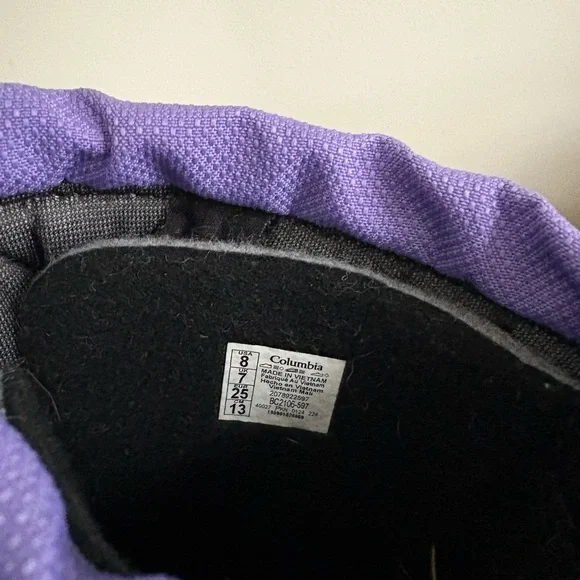 Like New - Columbia Toddler Snow Boots Size 8 - Picture 5 of 5